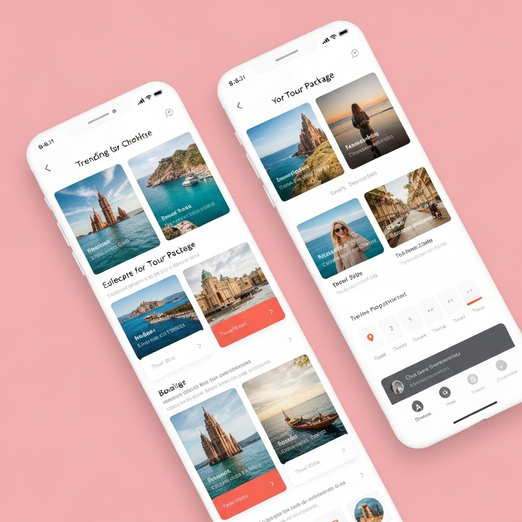 手机端应用界面