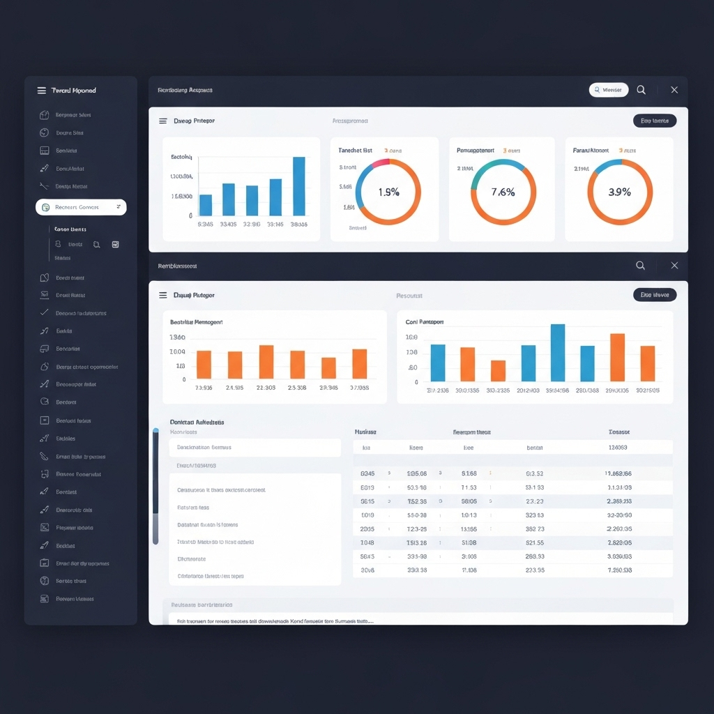 系统后台管理界面